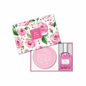 Coffret Savon et Eau de Toilette, Rose