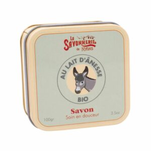 Savon au Lait d’Ânesse Bio, boîte métal