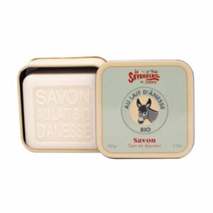 Savon au Lait d’Ânesse Bio, boîte métal