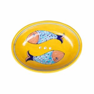 porte-savon-blue-pottery-poissons-tranquillo