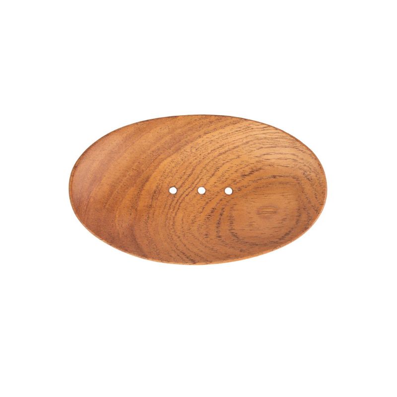 Porte-savon en bois de neem naturel pour savon solide 1