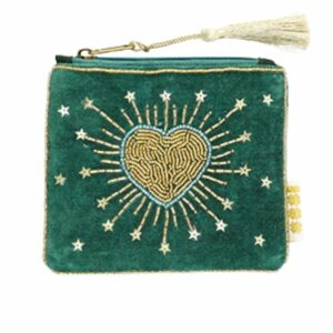 Trousse-velours-vert
