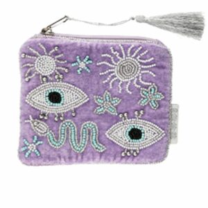 Trousse-velours-violette