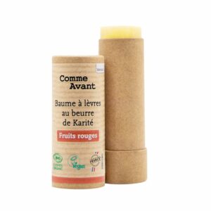 Baume à lèvres bio au beurre de karité Fruits rouges Comme Avant
