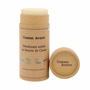 Déodorant solide naturel Brut au beurre de cacao Comme Avant 60 g