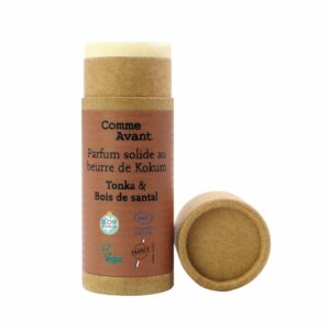 Parfum solide naturel Tonka et Bois de Santal Comme Avant 20 g