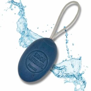 Savon Corde Exfoliant Marine Maître Savonitto, ovale avec corde de suspension