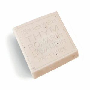 Savon carré végétal exfoliant Thym Romarin Lavandin